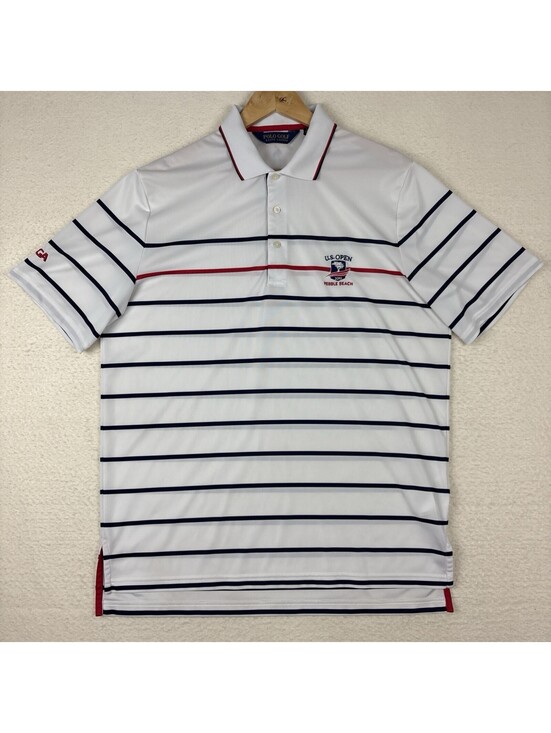 Ralph Lauren Other - US Open Collection by Ralph Lauren Polo Shirt Mens L Striped‎ Pebble Beach 2019